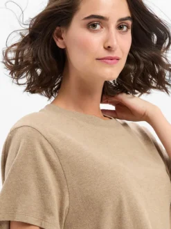 american vintage Shirts & Tops*Damen T-Shirt - Ypawood melange meliert