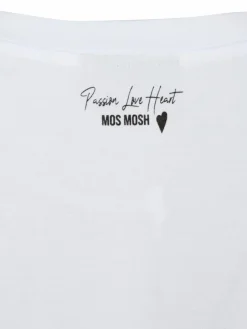 MOS MOSH Shirts & Tops*Damen T-Shirt MMDala weiß uni