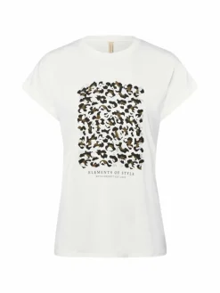 soyaconcept® Shirts & Tops*Damen T-Shirt SC-Marica ecru bedruckt