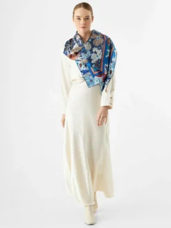 Codello Schals & Tücher*Damen Tuch blau gemustert