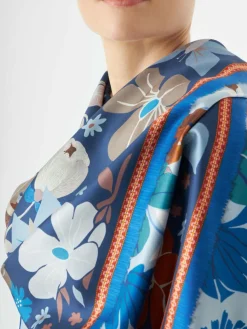 Codello Schals & Tücher*Damen Tuch blau gemustert