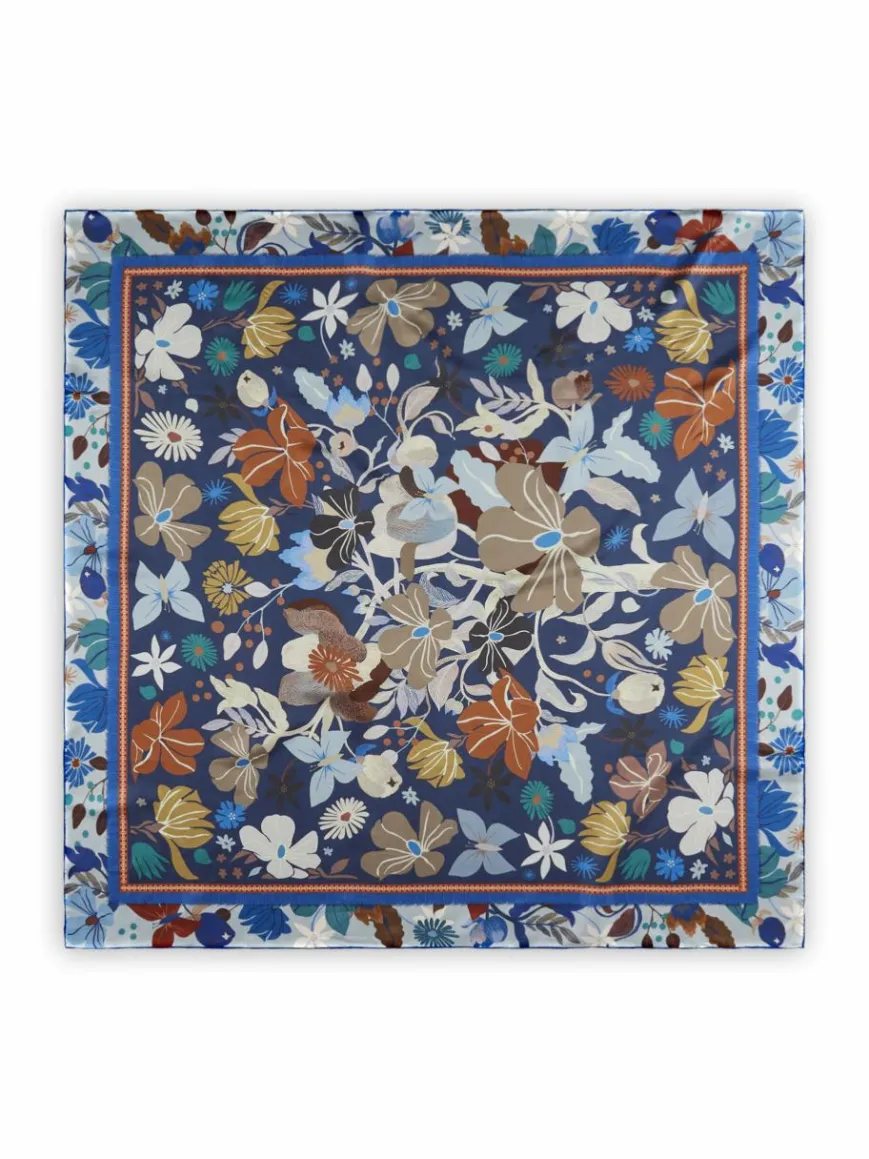 Codello Schals & Tücher*Damen Tuch blau gemustert