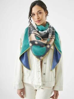 Codello Schals & Tücher*Damen Tuch blau bedruckt