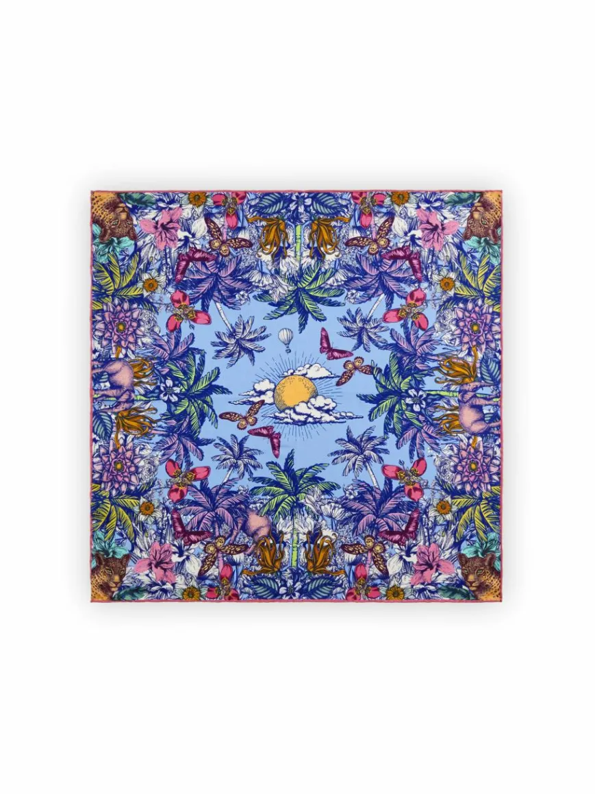 Codello Schals & Tücher*Damen Tuch blau bedruckt