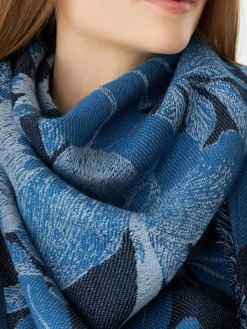 Codello Schals & Tücher*Damen Tuch blau gemustert