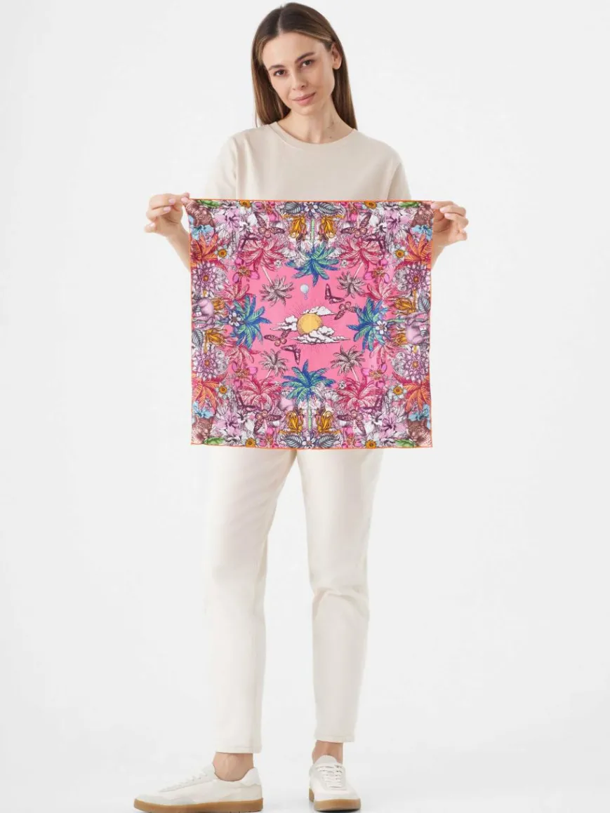 Codello Schals & Tücher*Damen Tuch pink bedruckt