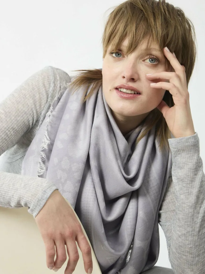 Codello Schals & Tücher*Damen Tuch grau bedruckt