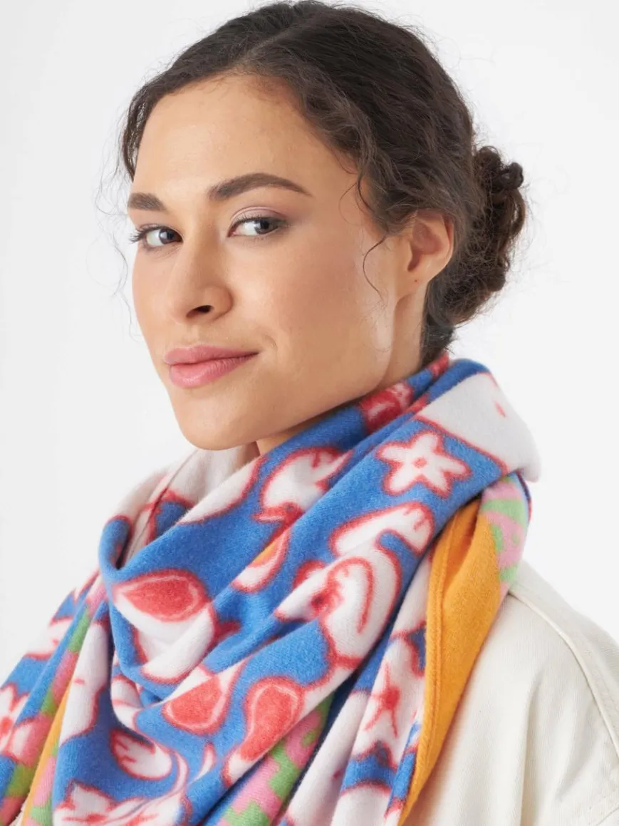 Codello Schals & Tücher*Damen Tuch blau bedruckt