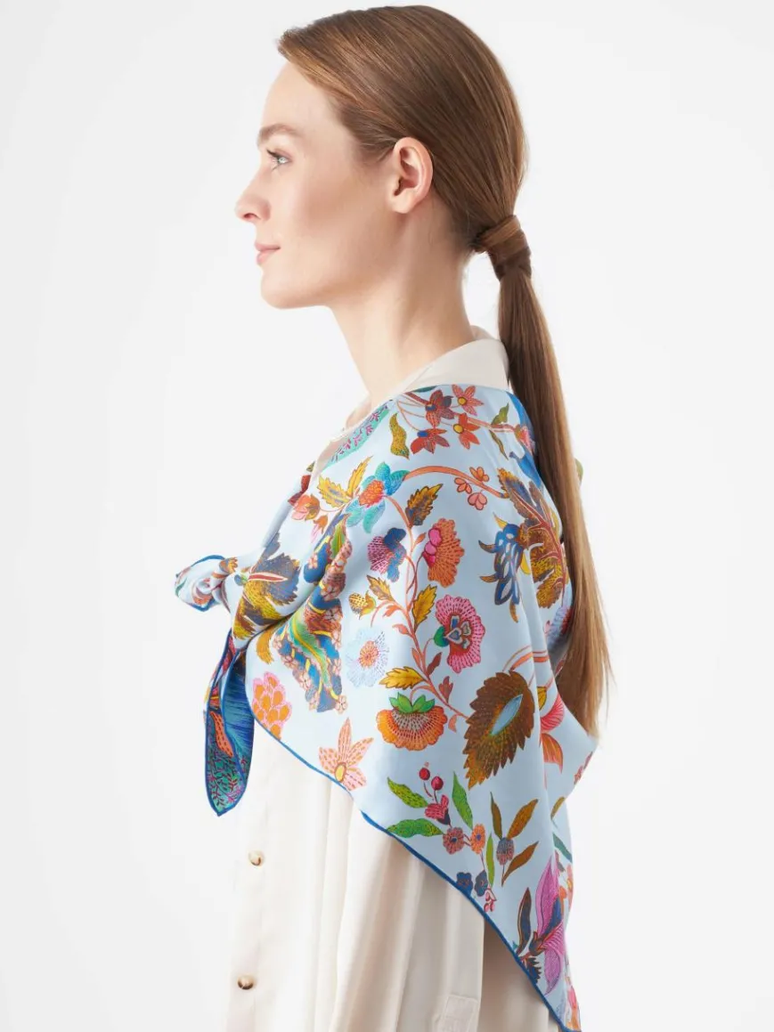 Codello Schals & Tücher*Damen Tuch blau bedruckt