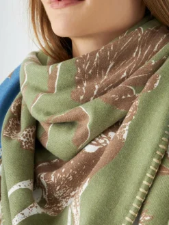 Codello Schals & Tücher*Damen Tuch grün gemustert