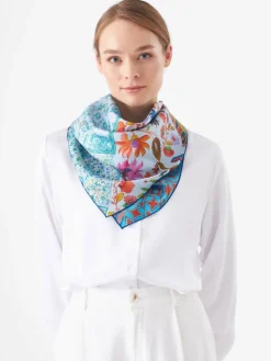 Codello Schals & Tücher*Damen Tuch blau bedruckt