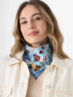 Codello Schals & Tücher*Damen Tuch blau bedruckt