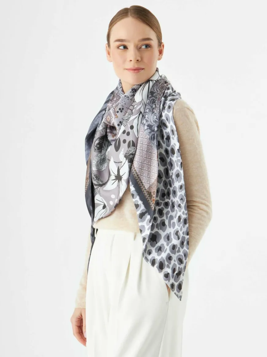 Codello Schals & Tücher*Damen Tuch grau gemustert