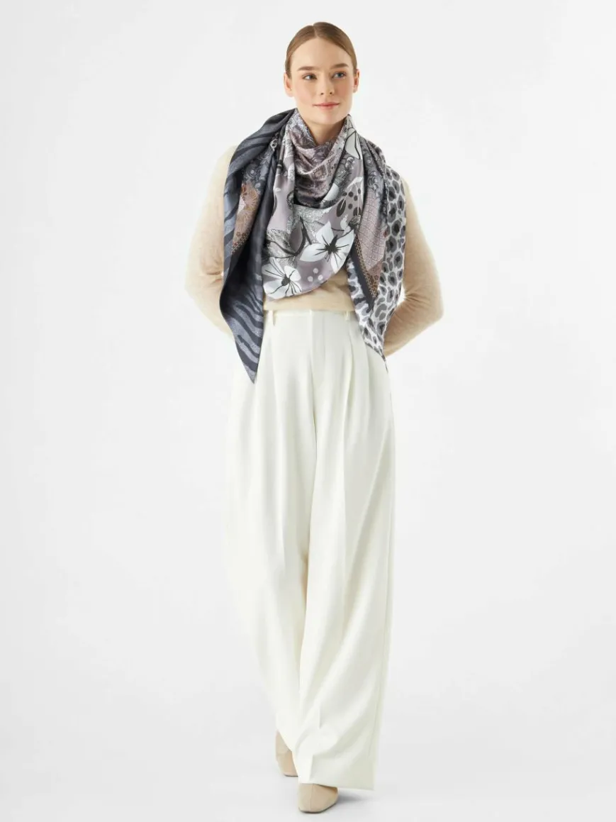 Codello Schals & Tücher*Damen Tuch grau gemustert