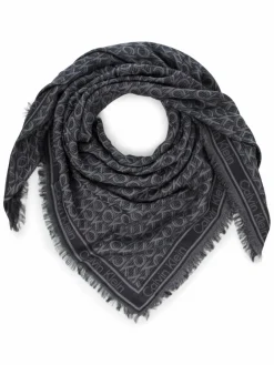 Calvin Klein Schals & Tücher*Damen Tuch anthrazit grau gemustert