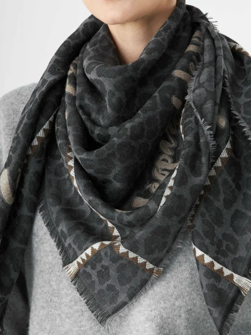 Codello Schals & Tücher*Damen Tuch schwarz bedruckt