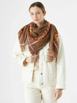 Codello Schals & Tücher*Damen Tuch braun bedruckt