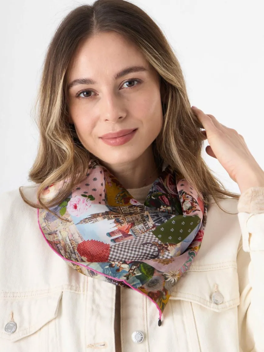 Codello Schals & Tücher*Damen Tuch pink bedruckt