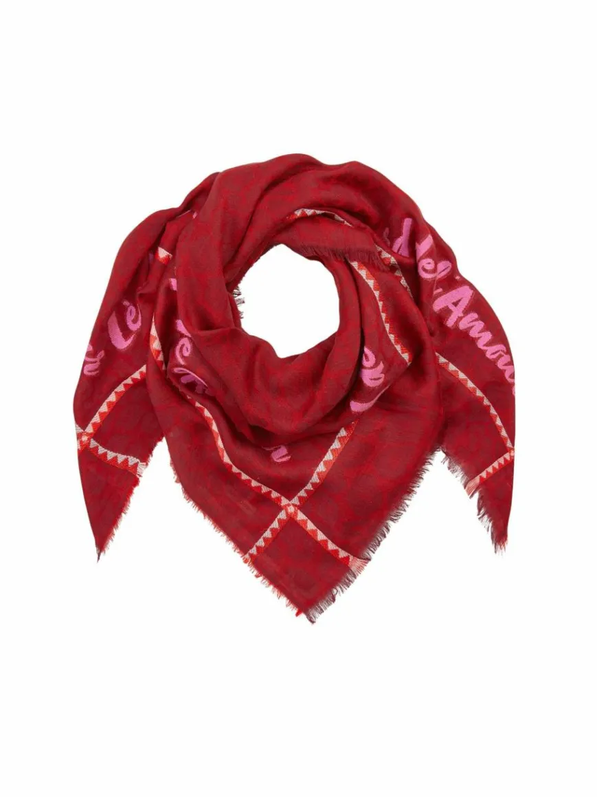 Codello Schals & Tücher*Damen Tuch rot bedruckt