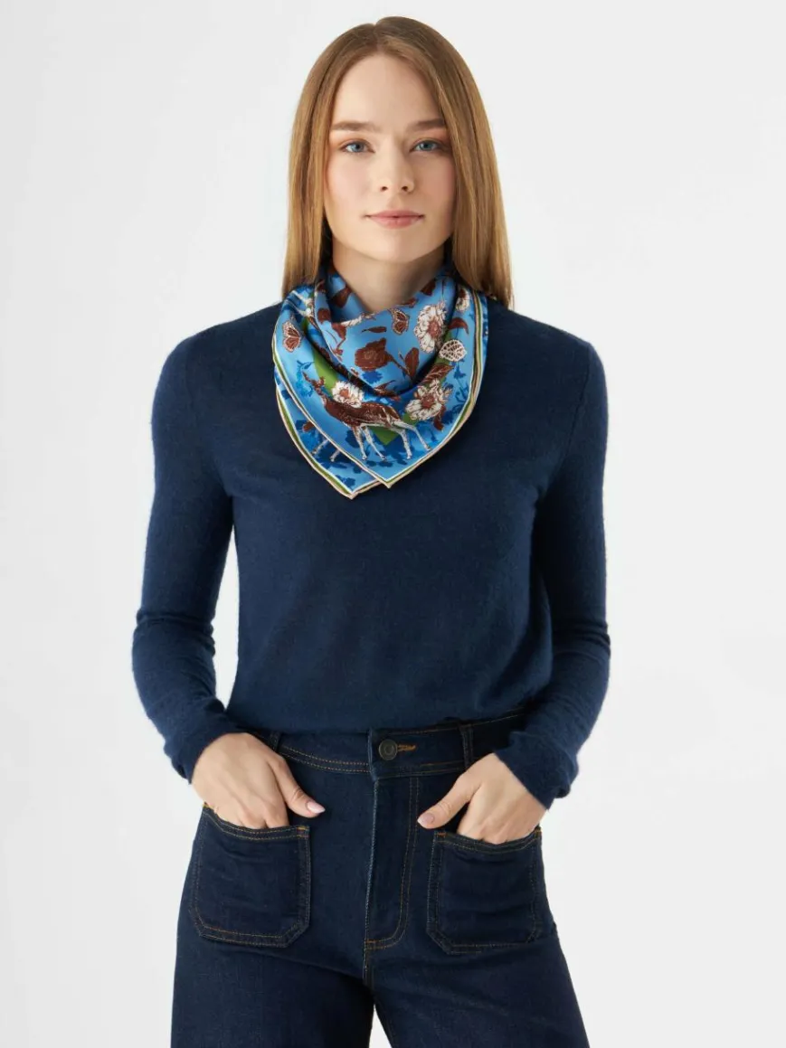 Codello Schals & Tücher*Damen Tuch blau gemustert