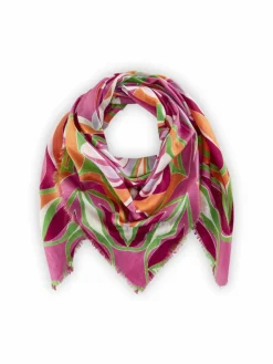 Codello Schals & Tücher*Damen Tuch pink bedruckt