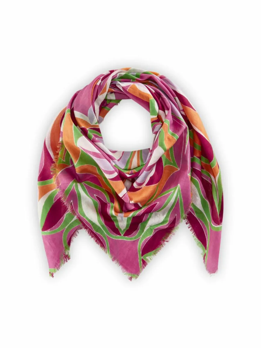 Codello Schals & Tücher*Damen Tuch pink bedruckt