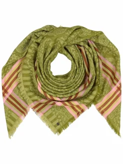 Fraas Schals & Tücher*Damen Tuch khaki gemustert