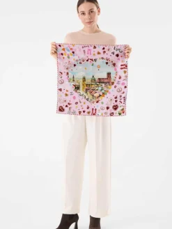 Codello Schals & Tücher*Damen Tuch rosa bedruckt