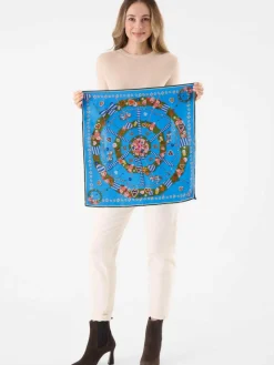 Codello Schals & Tücher*Damen Tuch blau bedruckt