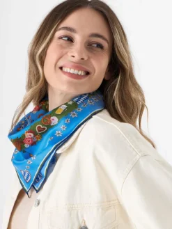 Codello Schals & Tücher*Damen Tuch blau bedruckt