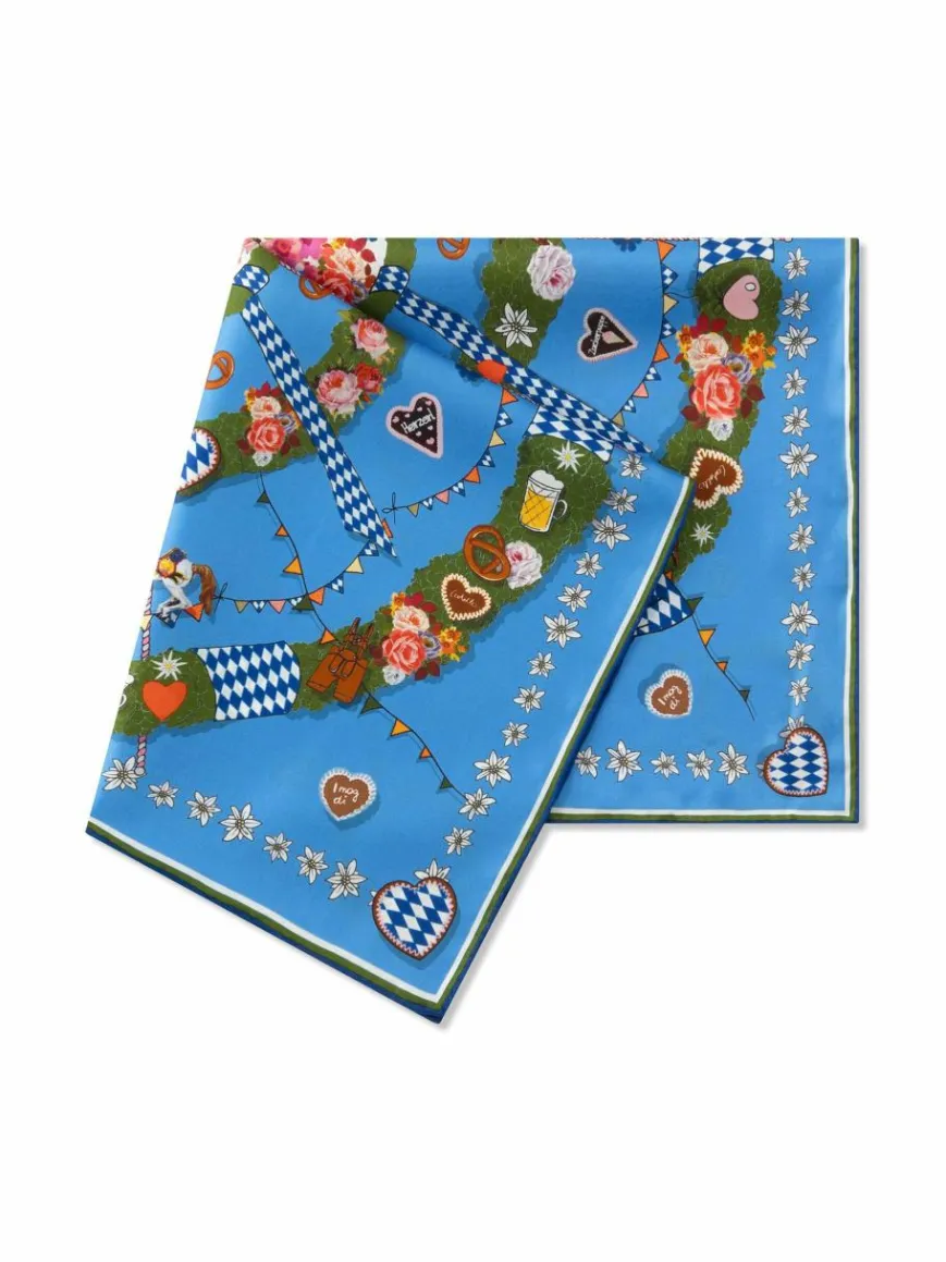 Codello Schals & Tücher*Damen Tuch blau bedruckt