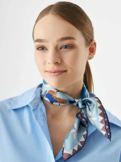 Codello Schals & Tücher*Damen Tuch blau gemustert