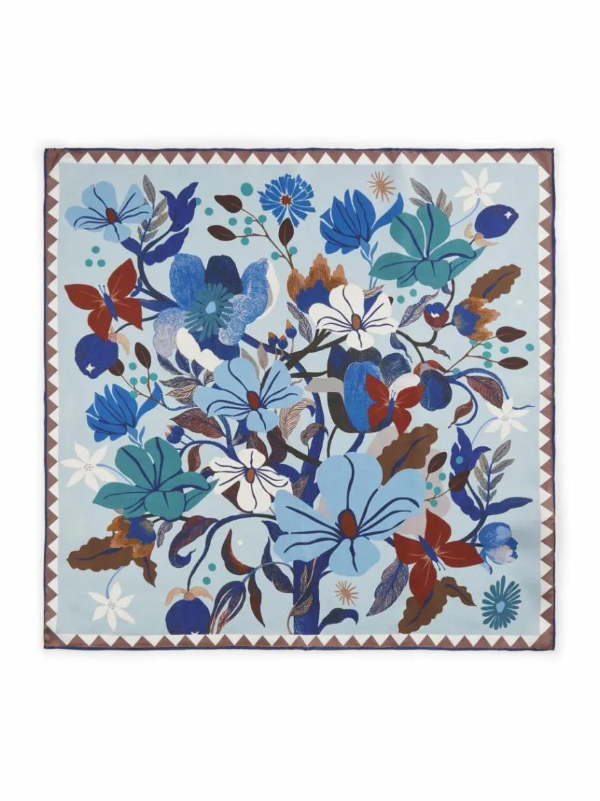 Codello Schals & Tücher*Damen Tuch blau gemustert