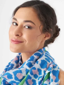 Codello Schals & Tücher*Damen Tuch blau bedruckt