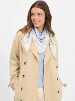 JOOP! Schals & Tücher*Damen Tuch - Ava hellblau weiß gemustert