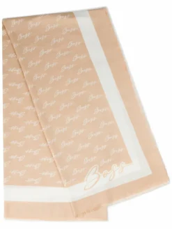 BOSS Orange Schals & Tücher*Damen Tuch - Lyza nude weiß gemustert