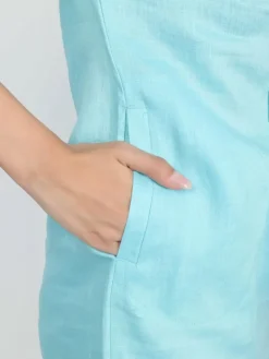 Vicci Germany Kleider*Damen Tunikakleid türkis uni