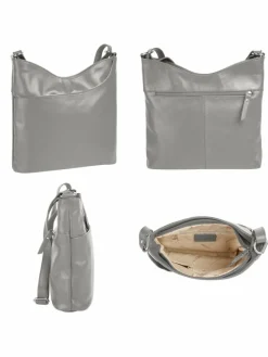Samantha Look Taschen & Rucksäcke*Damen Umhängetasche grau uni