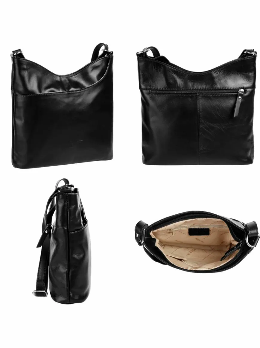 Samantha Look Taschen & Rucksäcke*Damen Umhängetasche schwarz uni