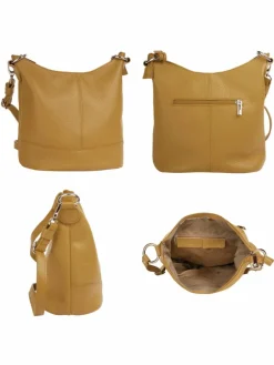 Cluty Taschen & Rucksäcke*Damen Umhängetasche gelb uni