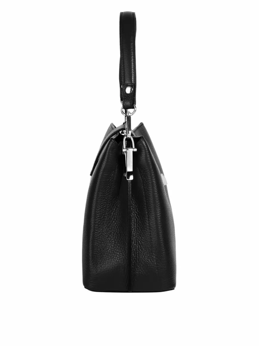 Cluty Taschen & Rucksäcke*Damen Umhängetasche schwarz uni