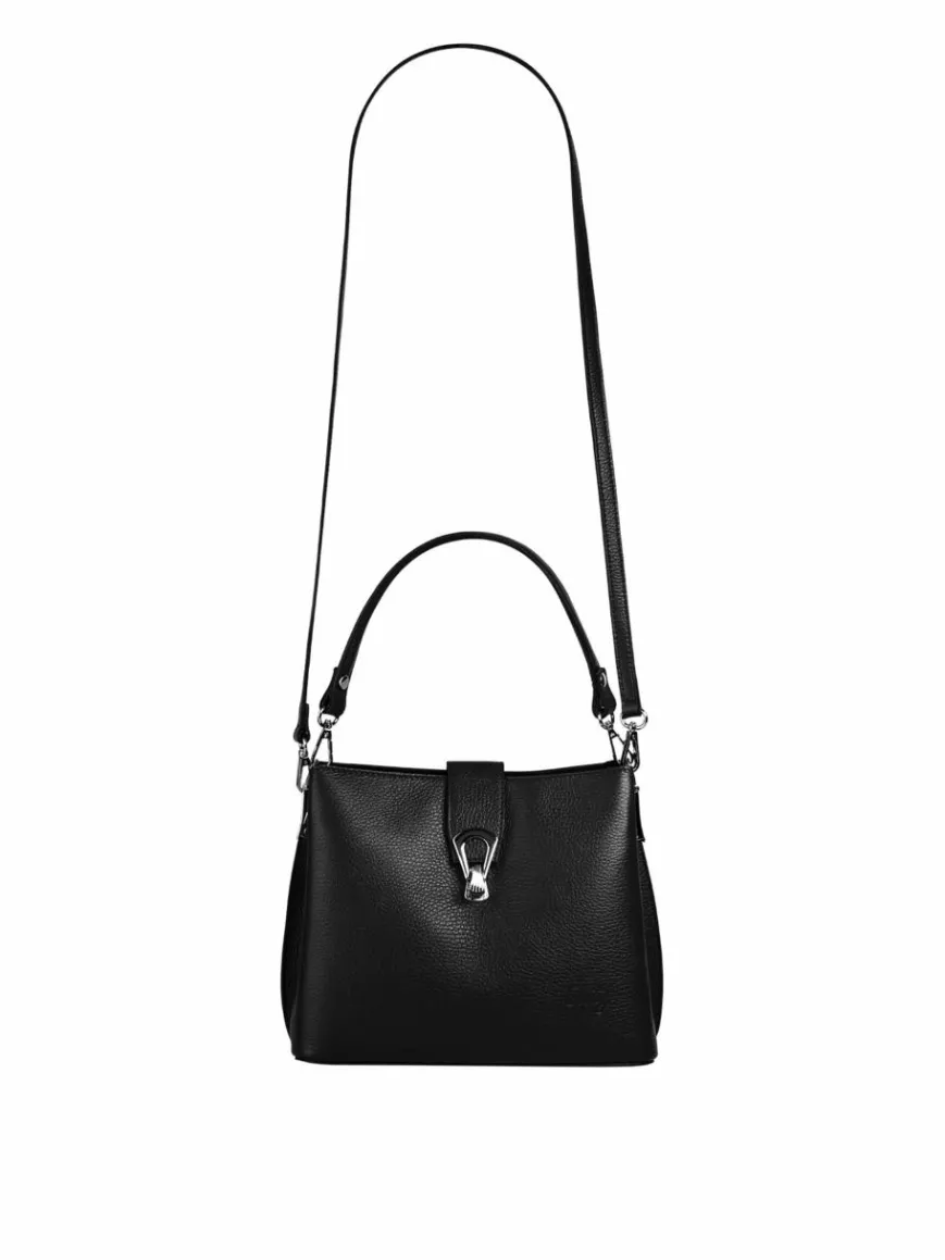 Cluty Taschen & Rucksäcke*Damen Umhängetasche schwarz uni