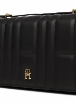 Tommy Hilfiger Taschen & Rucksäcke*Damen Umhängetasche schwarz uni