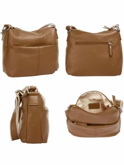 Samantha Look Taschen & Rucksäcke*Damen Umhängetasche cognac uni