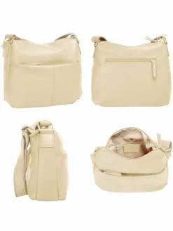 Samantha Look Taschen & Rucksäcke*Damen Umhängetasche beige uni