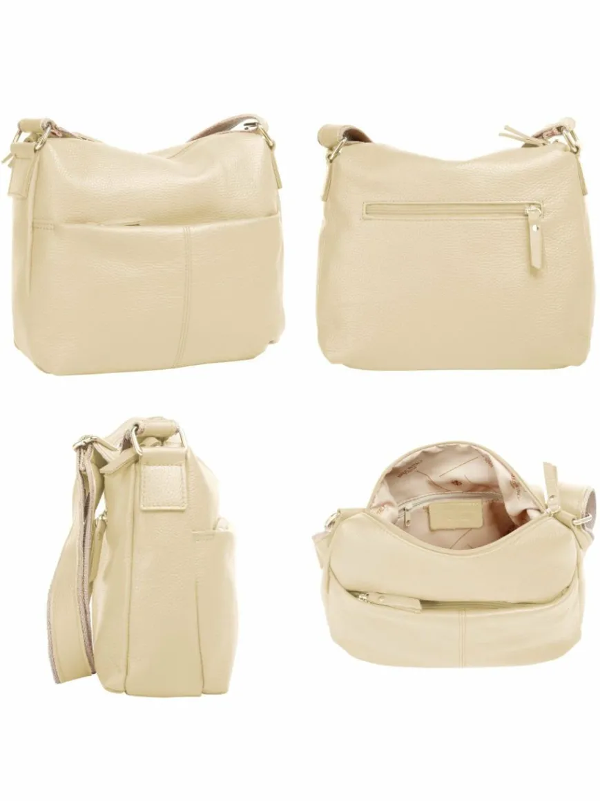 Samantha Look Taschen & Rucksäcke*Damen Umhängetasche beige uni