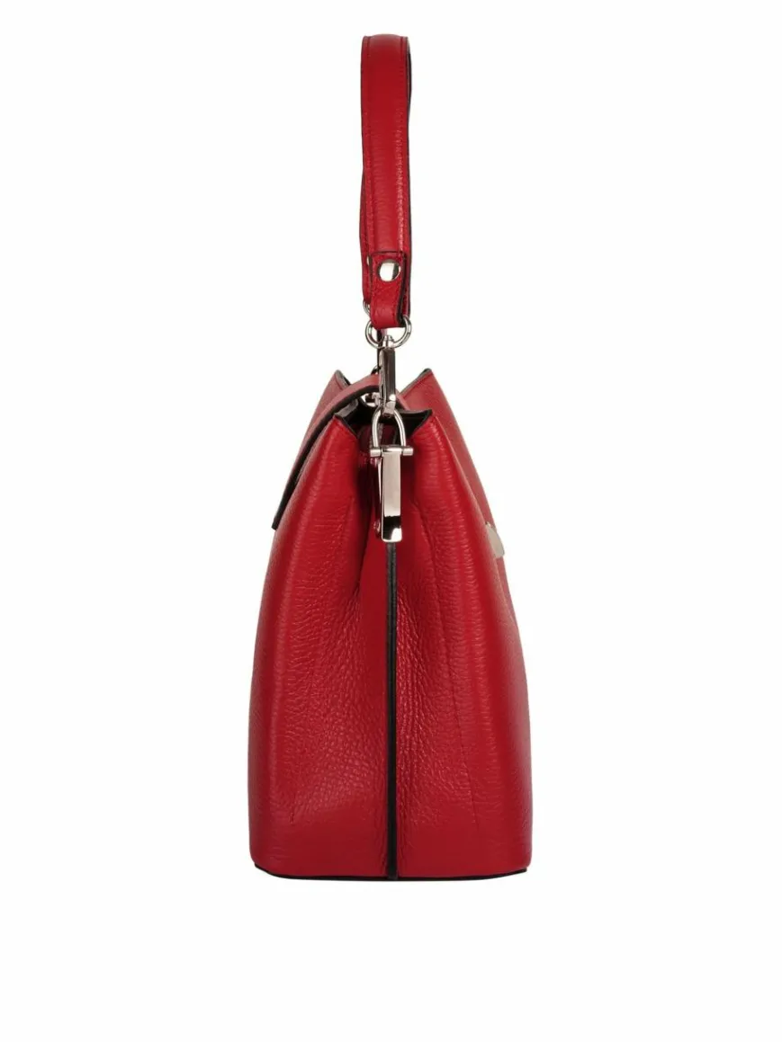 Cluty Taschen & Rucksäcke*Damen Umhängetasche rot uni