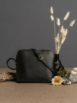 Cluty Taschen & Rucksäcke*Damen Umhängetasche schwarz uni