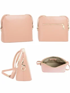 Cluty Taschen & Rucksäcke*Damen Umhängetasche rosa uni