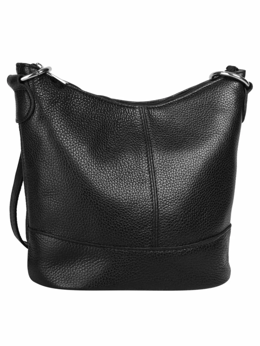 Cluty Taschen & Rucksäcke*Damen Umhängetasche schwarz uni